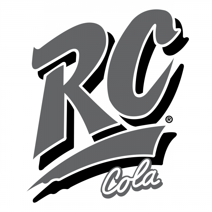RC Cola logo grey