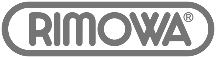 Rimowa brand, gray logotype