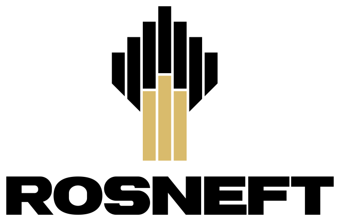 Rosneft logo, emblem, logotype