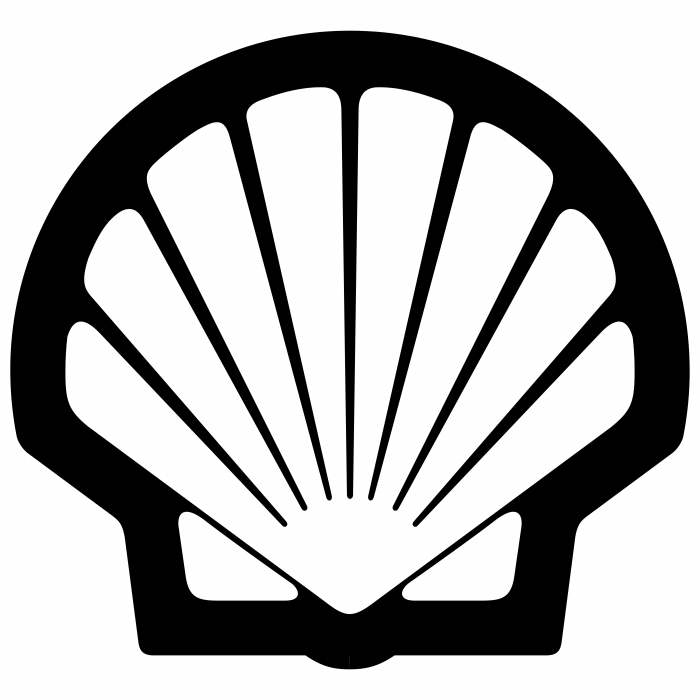 Shell logo black