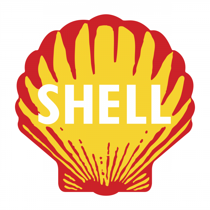 Shell logo white