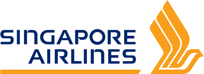 Singapore Airlines logo, emblem, logotype, bright
