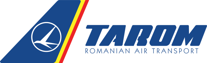 TAROM logo, logotype, emblem