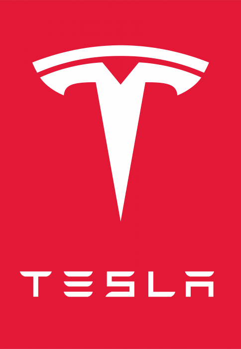 Tesla Motors logo red