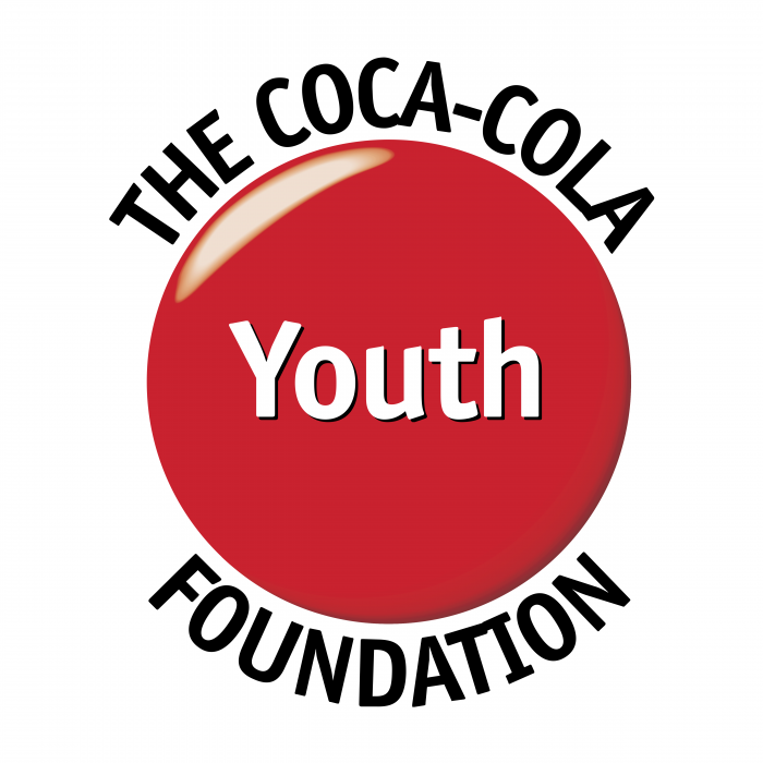 The Coca Cola Youth Foundation logo red