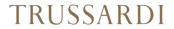 Trussardi logo, golden