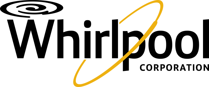 Whirlpool logo, logotype, emblem