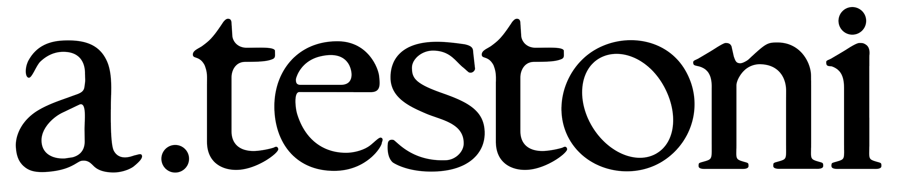 a.testoni logo. logotype. emblem