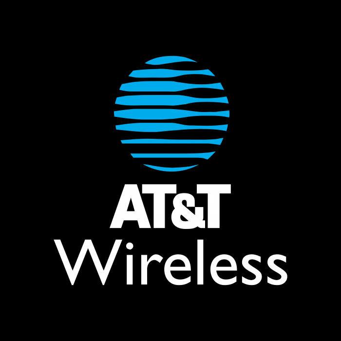 AT&T Wireless logo black