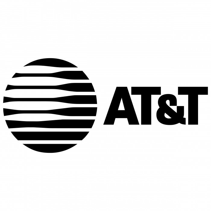 AT&T logo black