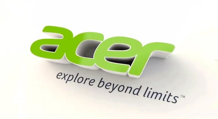 Acer 3D logo and slogan