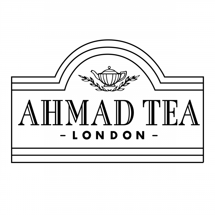 Ahmad Tea logo black