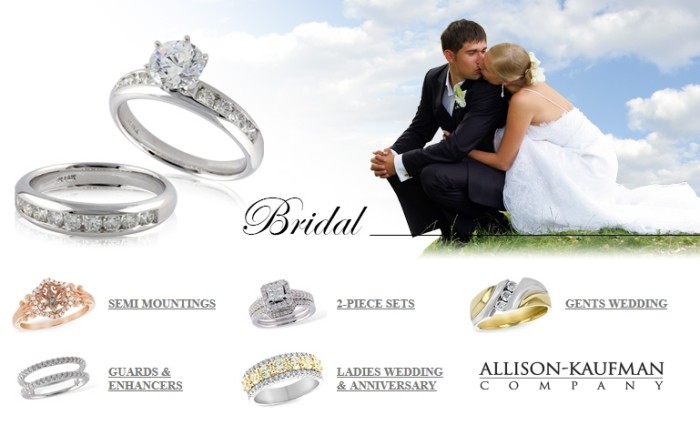 Allison-Kaufman bridal rings