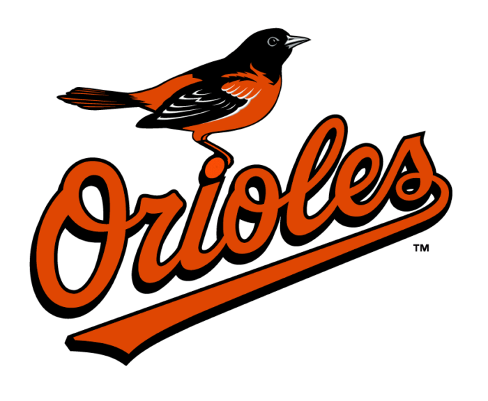 Baltimore Orioles logo, emblem, transparent bg