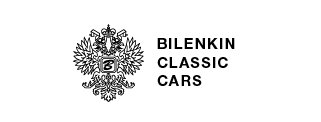 Bilenkin Classic Cars logo, logotype, white