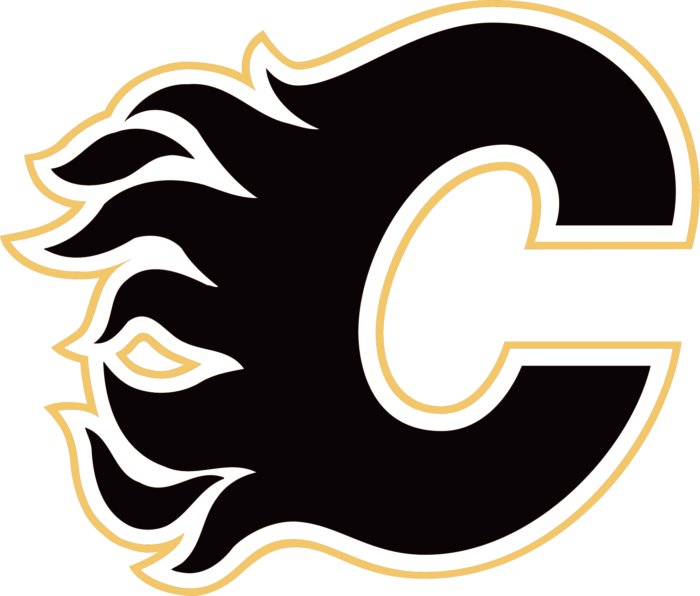 Calgary Flames logo, black