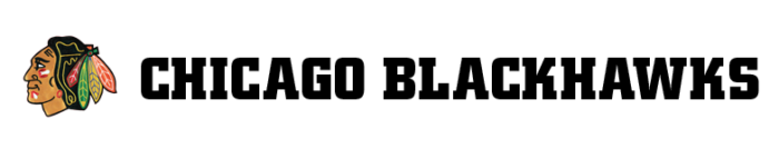 Chicago Blackhawks logo and wordmark