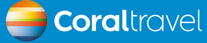 Coral Travel logotype, blue