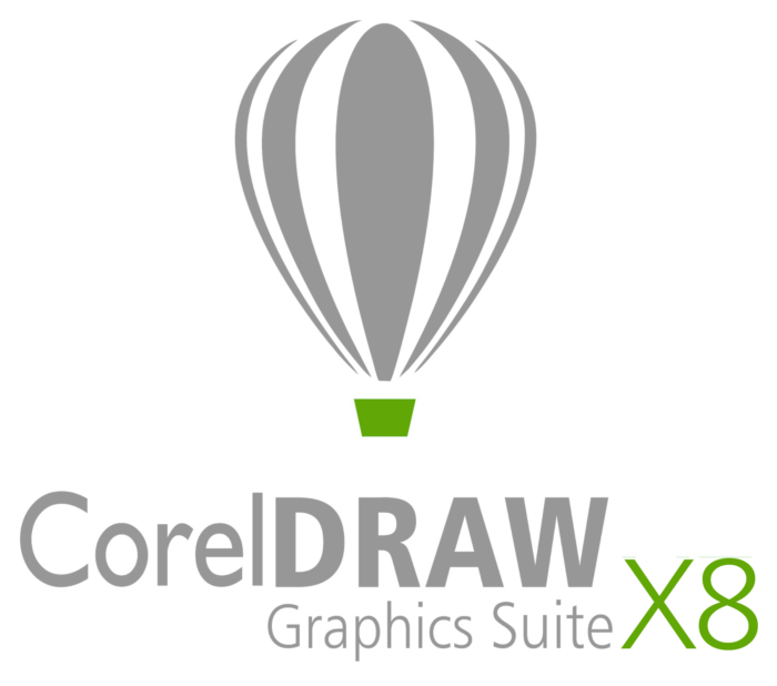 CorelDraw logo (Graphics Suite X8) emblem, 2