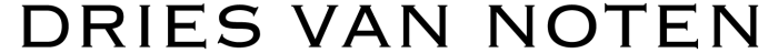 Dries Van Noten logo, logotype, wordmark