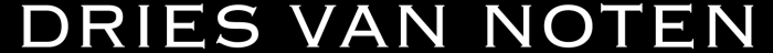 Dries Van Noten logotype, black version