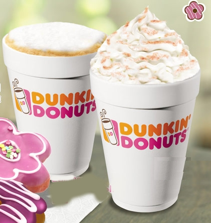 Dunkin Donuts small glasses