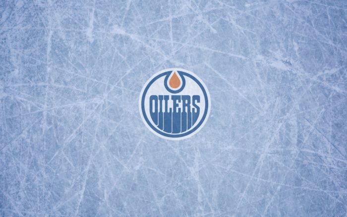 Edmonton Oilers wallpaper, logo, ice, widescreen 1920x1200