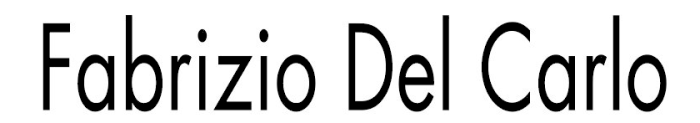 Fabrizio Del Carlo logotype, logo, black