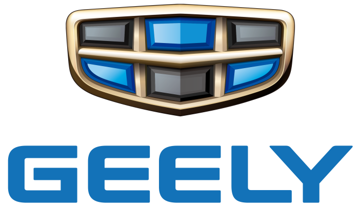 Geely logo, logotype, emblem, symbol