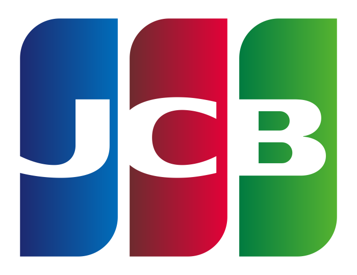JCB logo, logotype, emblem (Japan Credit Bureau)