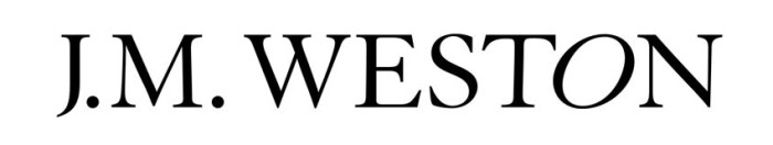 J. M. Weston logo, logotype, wordmark