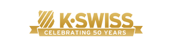 K-Swiss logo, 50 years