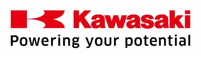 Kawasaki logo, slogan - Powering your potential