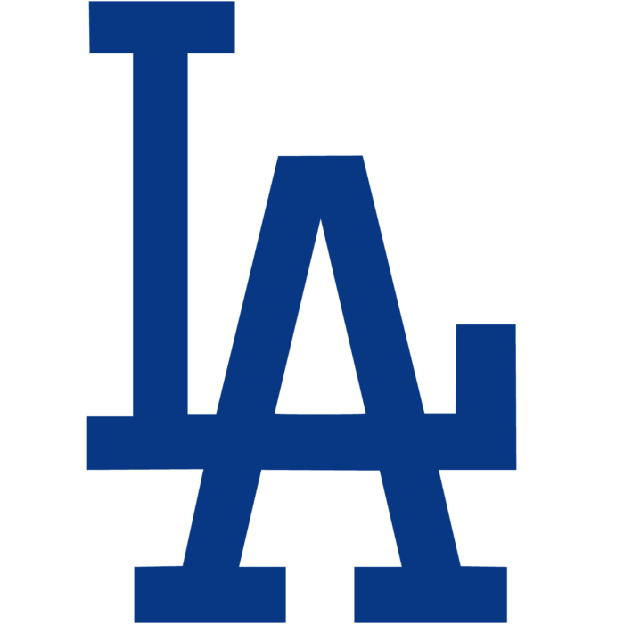 Los Angeles Dodgers logo, blue (LA)