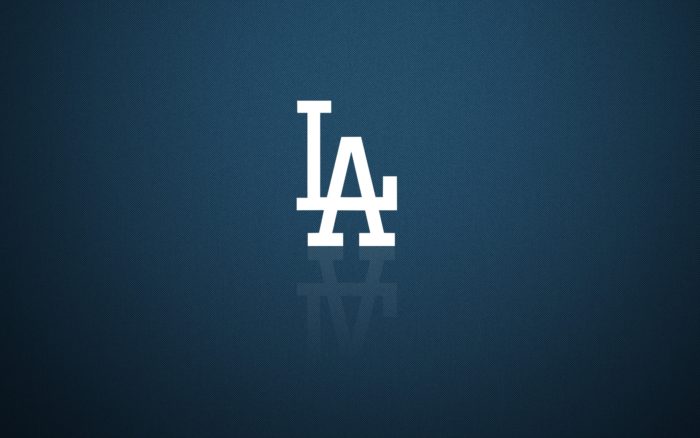 Los Angeles Dodgers wallpaper with white LA logo 1920x1200 px