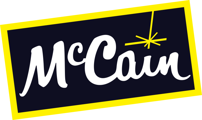 McCain logo, logotype, international