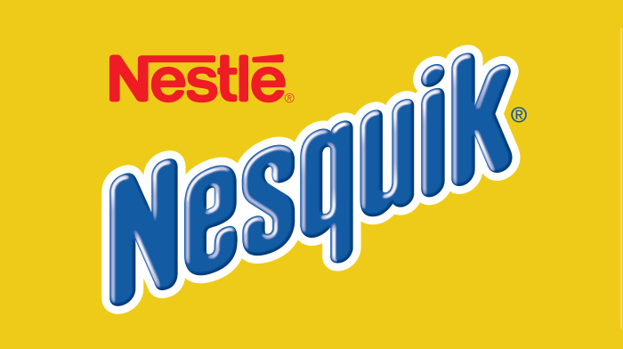 Nesquik logo, logotype, yellow