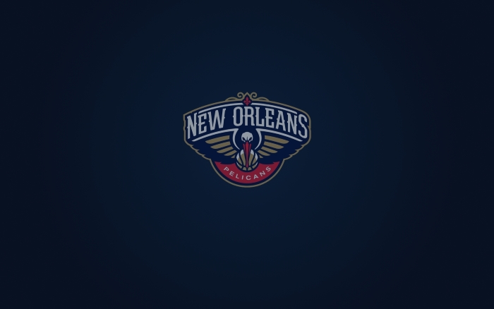 New Orleans Pelicans wallpaper and logo 1920x1200, widescreen