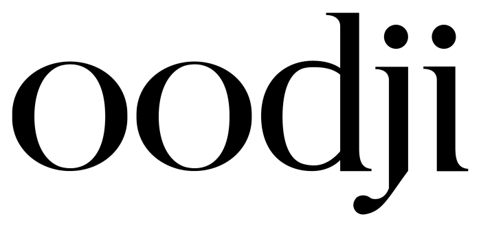 Oodji logotype, full black