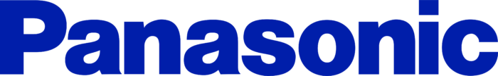 Panasonic logo, logotype, blue