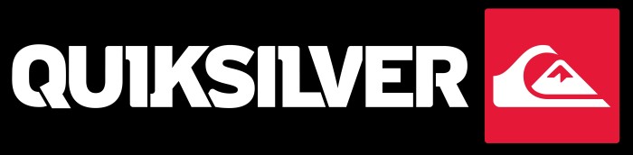Quiksilver black wordmark and logo