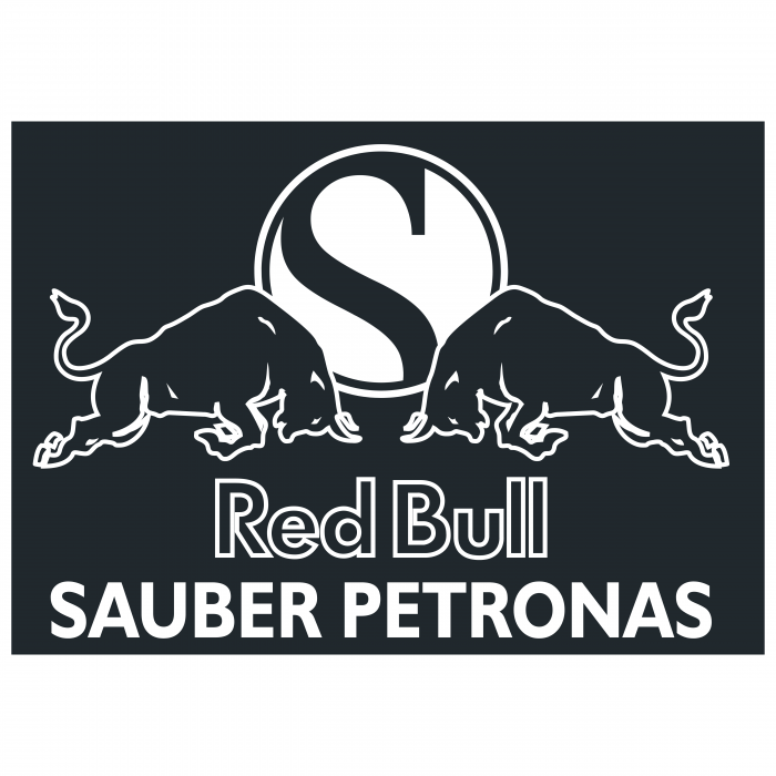 Red Bull Sauber Petronas logo black