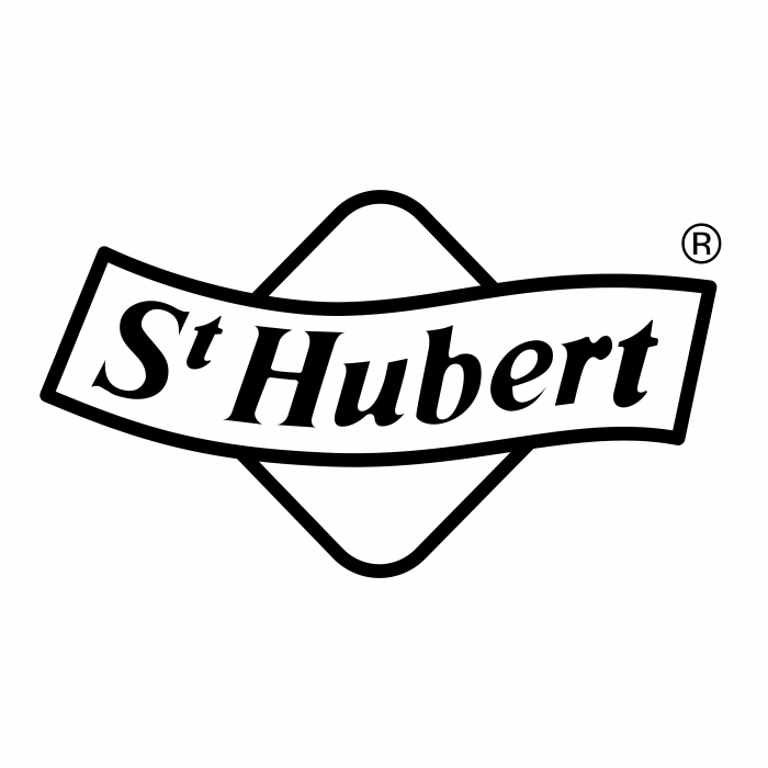St Hubert logo white