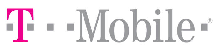 T-Mobile logo, gray