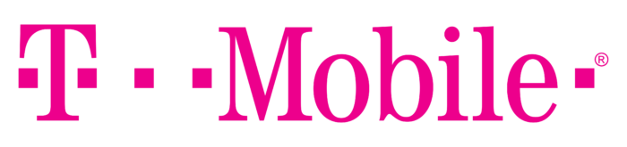 T-Mobile logo, logotype, pink