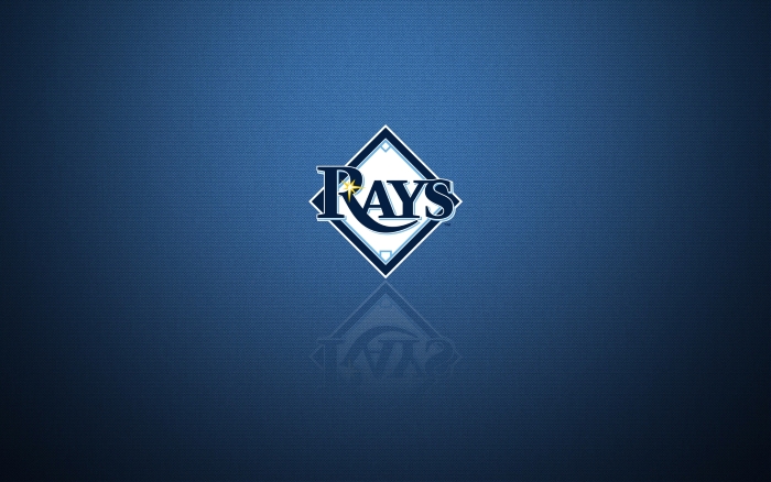 Tampa Bay Rays desktop wallpaper with team logo, widescreen 1920x1200, 16x10, HD