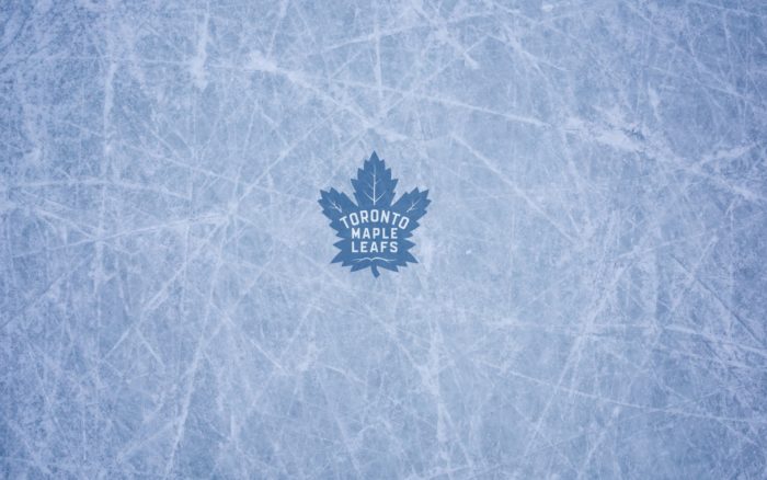 Toronto Maple Leafs wallpaper with ice and logo, 1920x1200