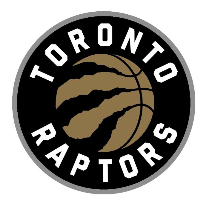 Toronto Raptors logo, logotype, dark version