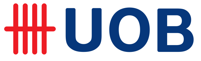UOB (United Overseas Bank) logo, logotype, symbol