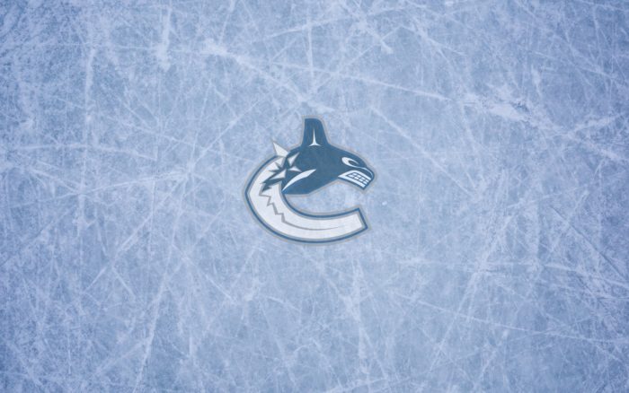 Vancouver Canucks wallpaper, logo and ice, 1920x1200, 16x10, widescreen